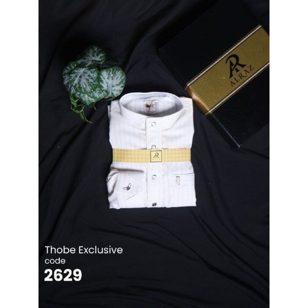 Al Raz Jubah Putih Gamis Premium Panjang 2629