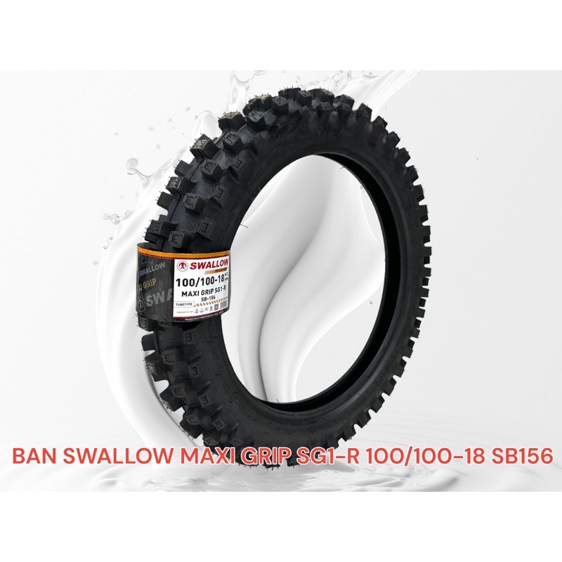Swallow Ban Luar Motor Trail 18-100/100 Maxi Grip Tubetype Tahan lama