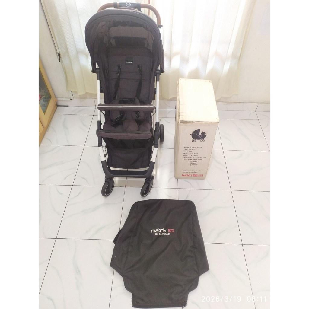 [PRELOVED] Stroller Babyelle Matrix SP - Ringan & Cabin Size - Kondisi Sangat Layak Pakai