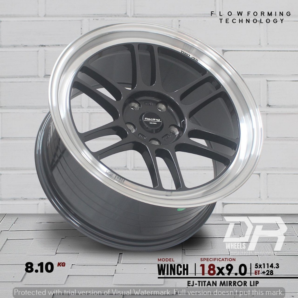 Velg mobil Rpf1 JF LUXURY Ring18 FLOW FOARMING PCD 5X114.3