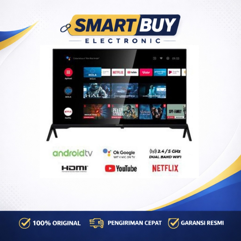 POLYTRON TV LED SMART ANDROID 32AG5759 32 INCH