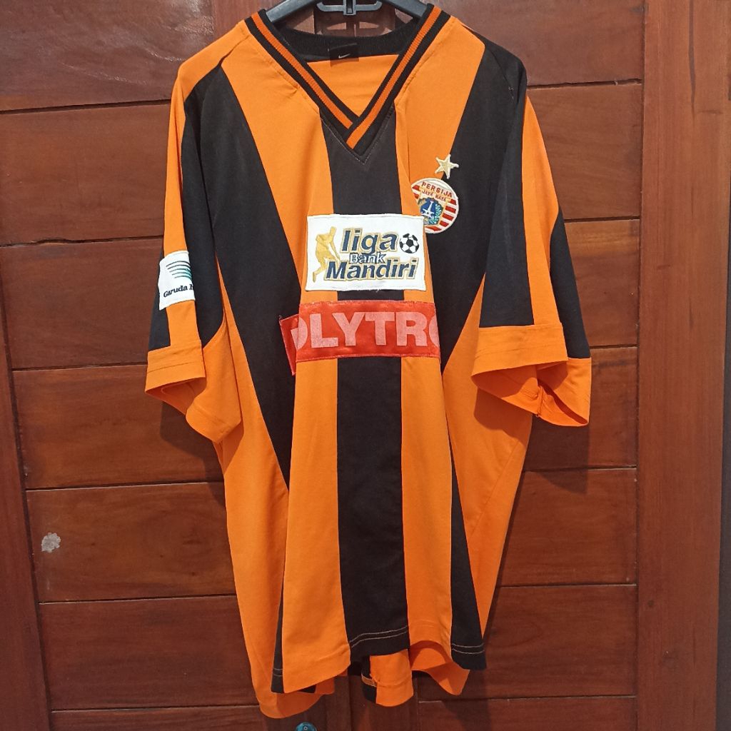 jersey original matchworn persija jakarta 2003 home