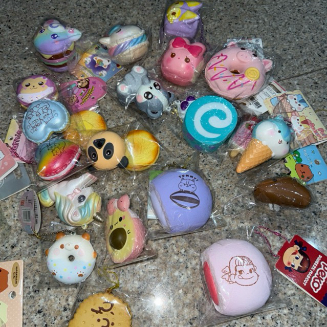 LICENSED SQUISHY MURAH RARE ITEM COLLECTION