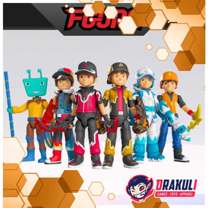 Boboiboy Official Galaxy Fgura / Figura Action Figure - Mainan / Figurine
