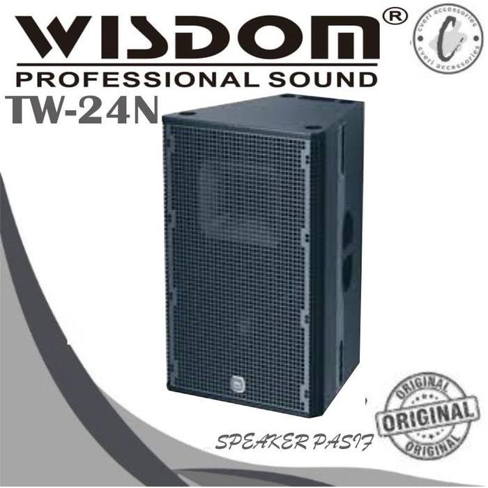 Speaker Gantung Wisdom TW24N 2 x 12 Inch Speaker Pasif Wisdom TW-24N Neodymium