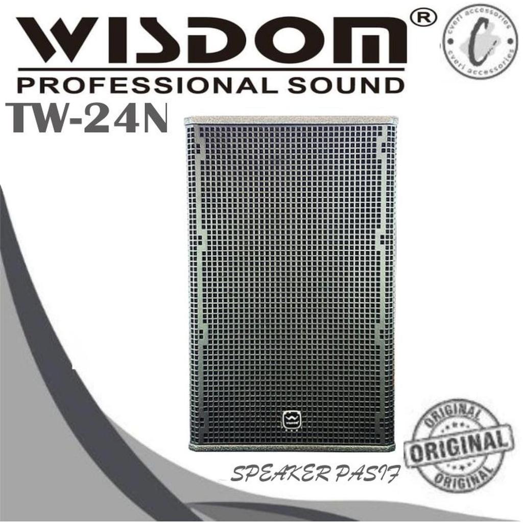 Speaker Gantung Wisdom TW24N 2 x 12 Inch Speaker Pasif Wisdom TW-24N Neodymium