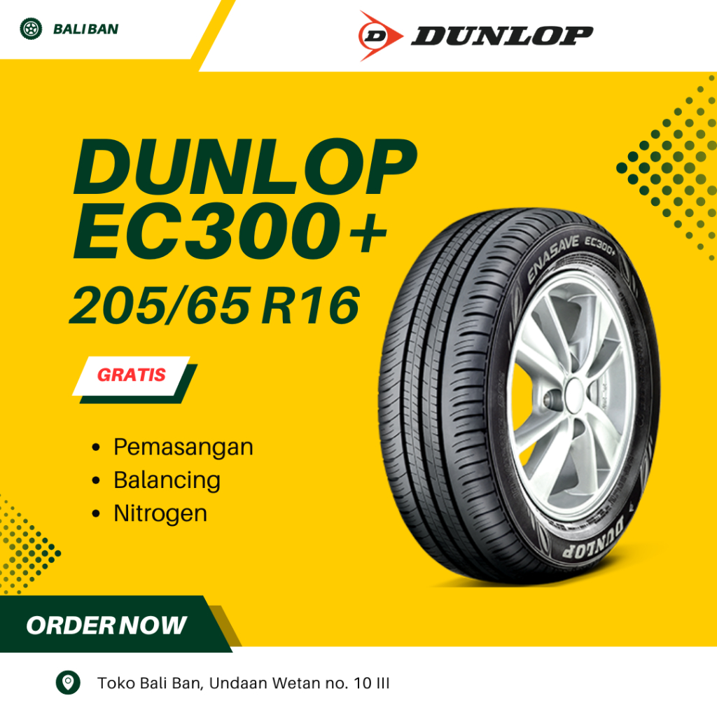 Ban Dunlop Ec300 205/65 R16 Ban innova Reborn