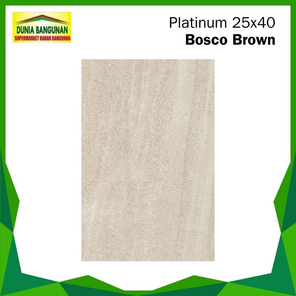 Keramik Dinding Kamar Mandi 25x40 Platinum Boscow Brown Keramik Glossy Marble Dapur
