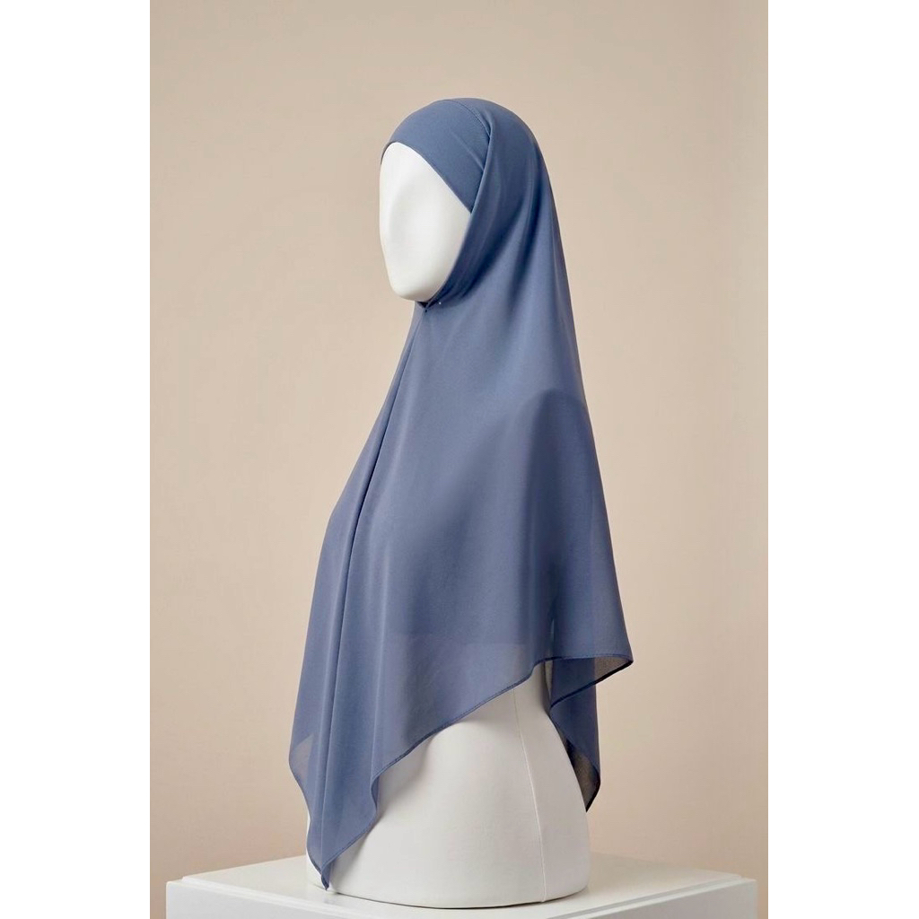 Khimar Bandana segi Empat Ceruty premium /Khimar Bandana Tali