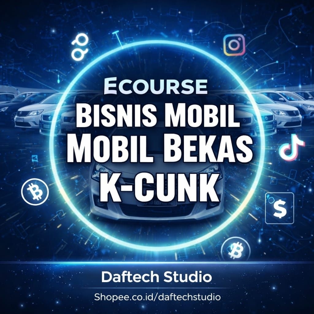 Ecourse Bisnis Mobil Bekas K-Cunk Motor : Panduan Lengkap Usaha Dapat Unit Murah & Untung Besar