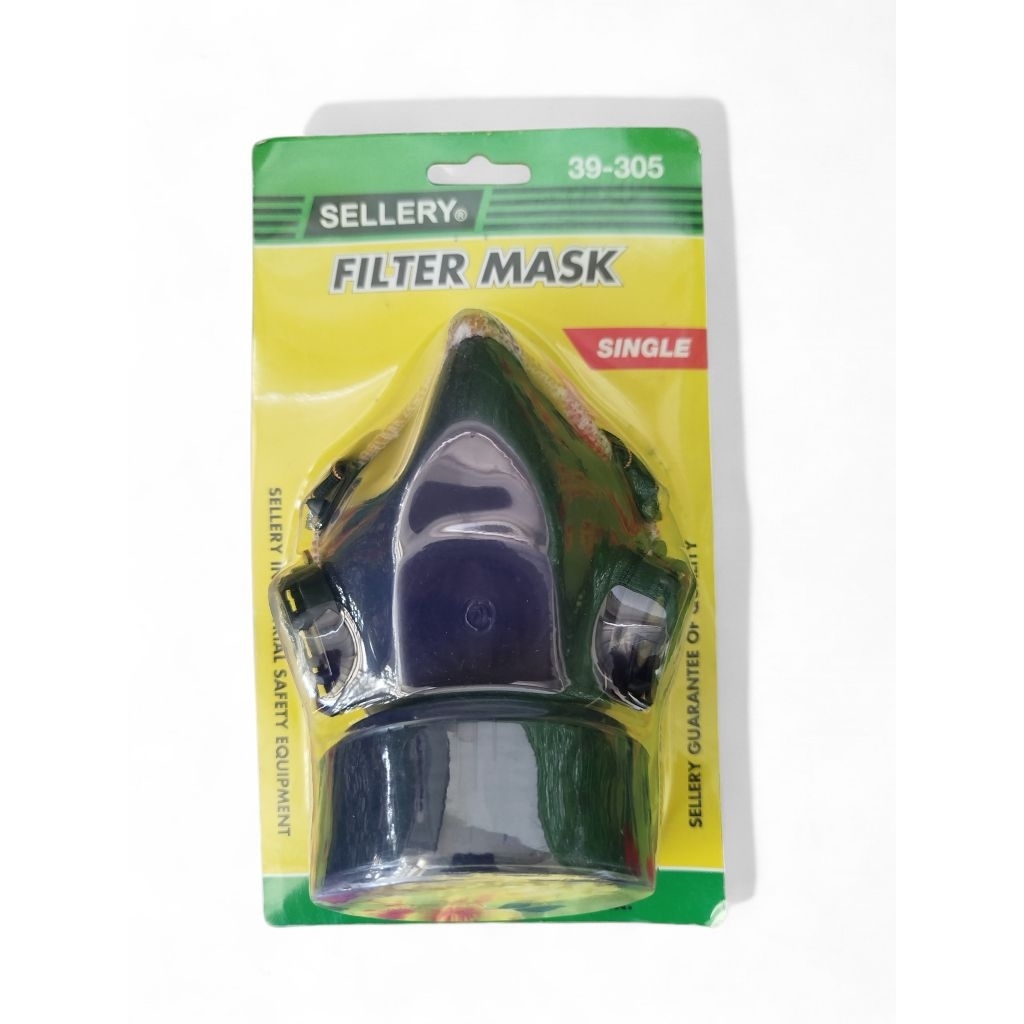 Masker Respirator Single Filter Masker Industri Laboratorium Chemical Masker kepala babi Anti Kimia 