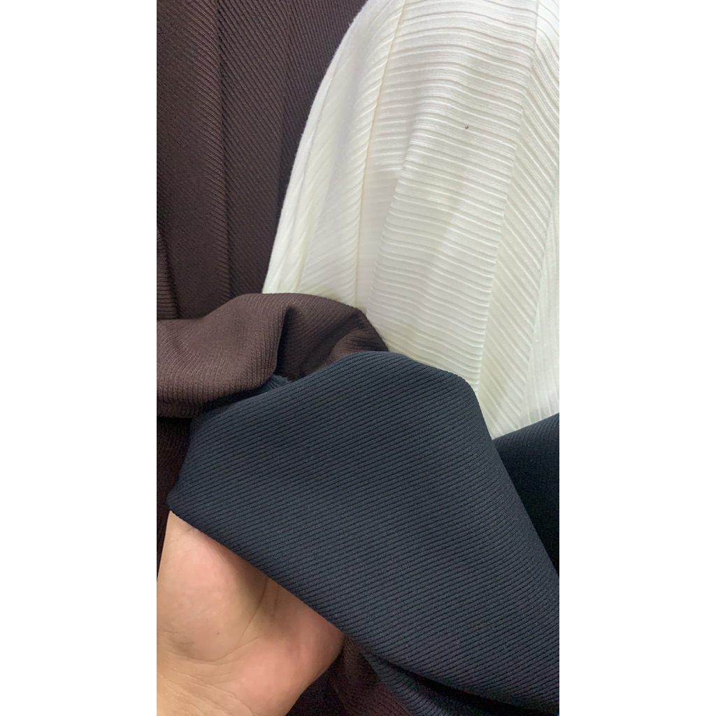 kain rib knit import premium