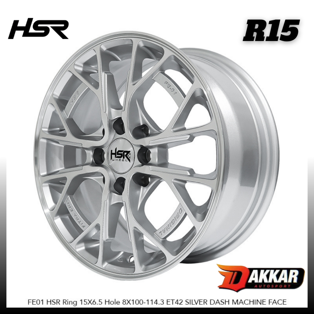 VELG MOBIL R15 HSR FE01 PNP MOBIL AGYA SIGRA CALYA BRIO SIGRA VELG LEBAR 65 RATA R15