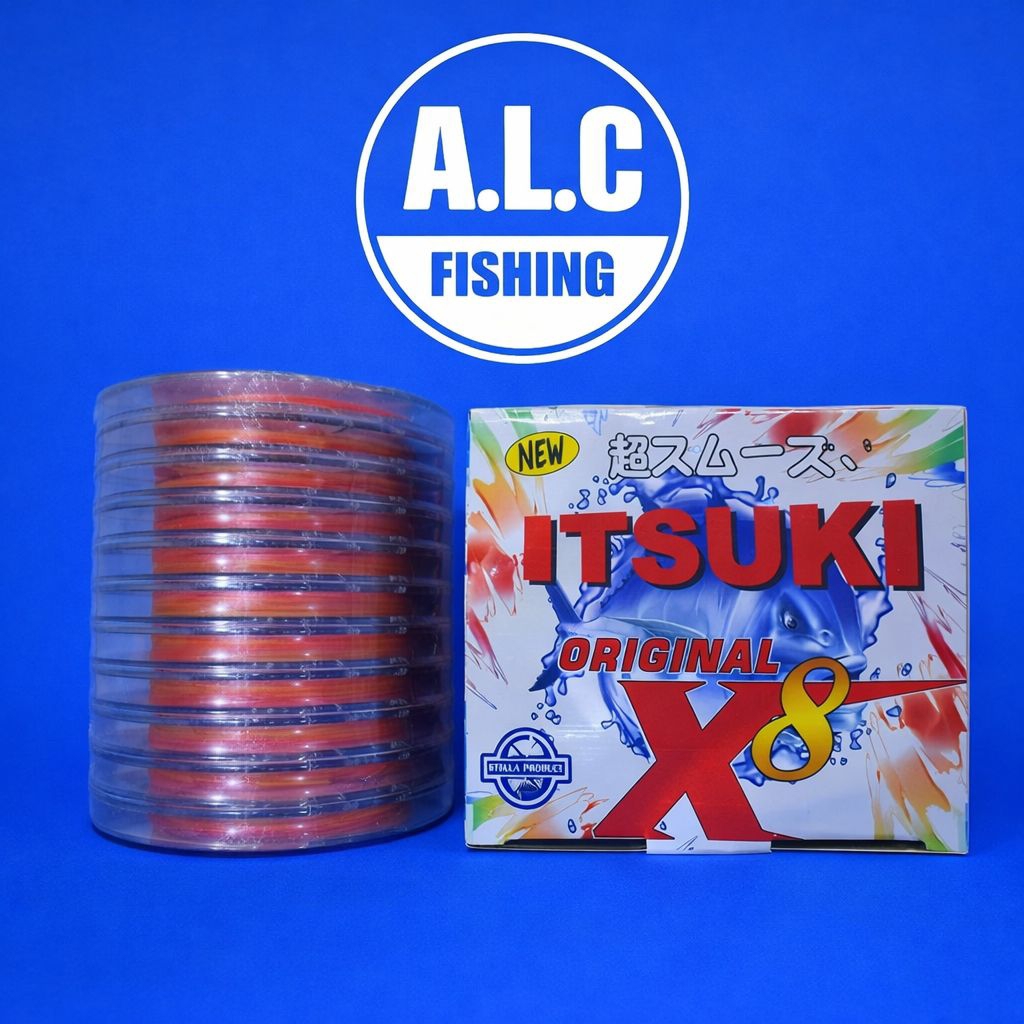 senar pancing PE stella Itsuki X8 multicolour connecting 100m 0.4 0.6 0.8 1 1.5 2 3 4 5 6 PE line ku