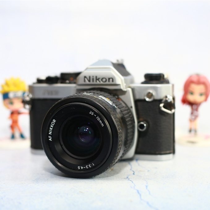 NIKON FM2 Kit Lens AF Nikkor 35-70mm Camera Analog