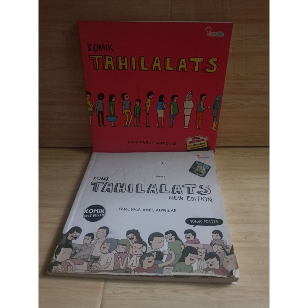 Paket 2 buku Komik Tahi Lalats by Nurfadli Mursyid