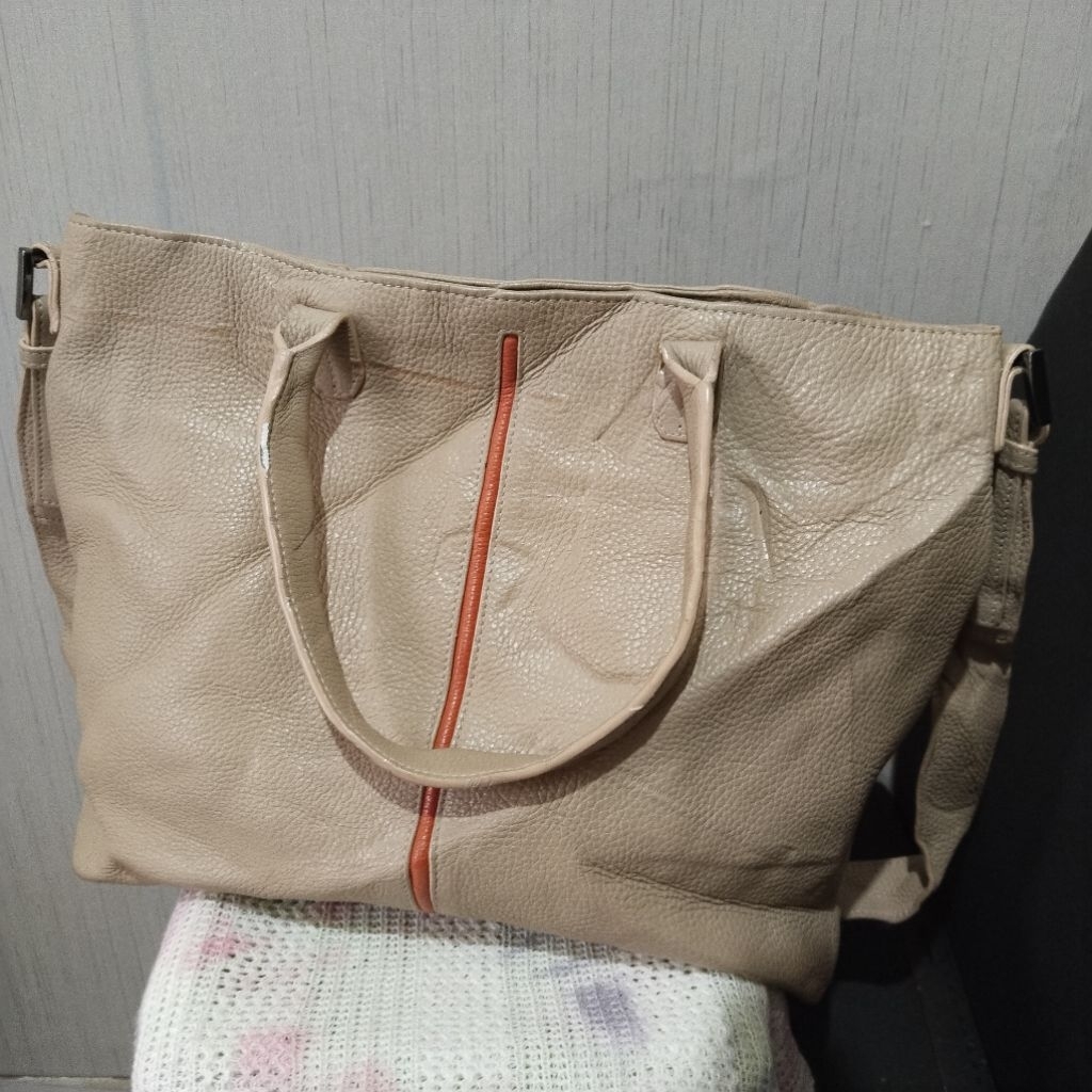 Preloved Shoulder Bag Hobo Coksu Kulit Large