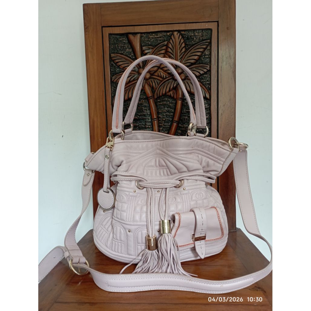 Lancel Sling serut kulit asli limited edition