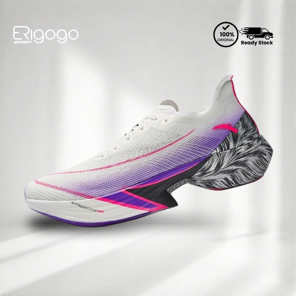 ANTA C10 PRO 'White Purple' Running Shoes 112445574-6 - Erigogo Sport
