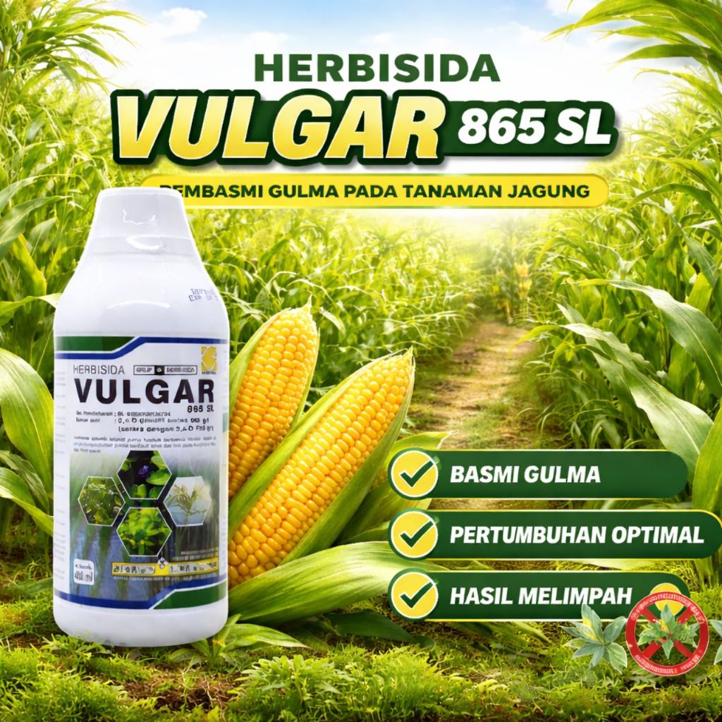 Vulgar 1000ml Racun Rumput Paling Ampuh Herbisida Selektif Jagung dan Padi Pembasmi Rumput Rondap Pe