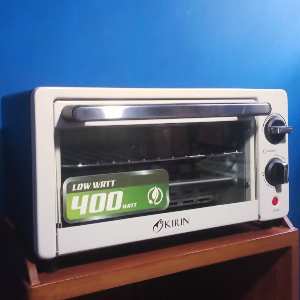 KIRIN Oven Listrik KBO 100M LW 400w # preloved bekas second pl used ex like new peralatan mesin elek