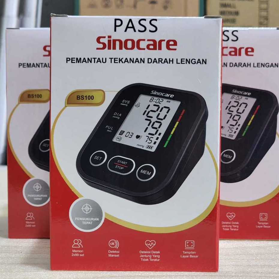 TENSIMETER DIGITAL SINOCARE BS 100 / TENSIMETER DIGITAL MANSET BESAR / TENSIMETER DIGITAL HARGA TERJ