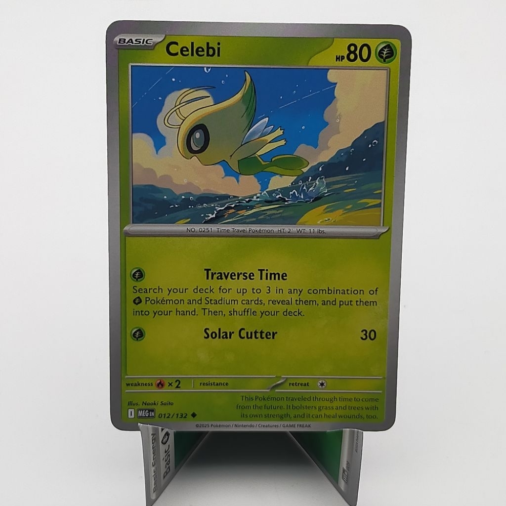 Kartu TCG Pokemon EN Original Celebi MEG 012/132