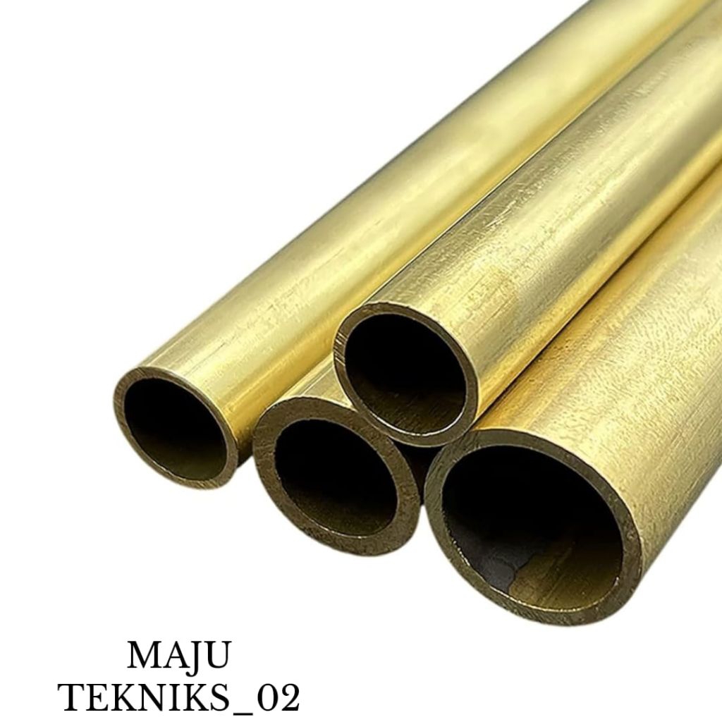 pipa kuningan OD 9 mm ID 4,5 mm x 1000 mm