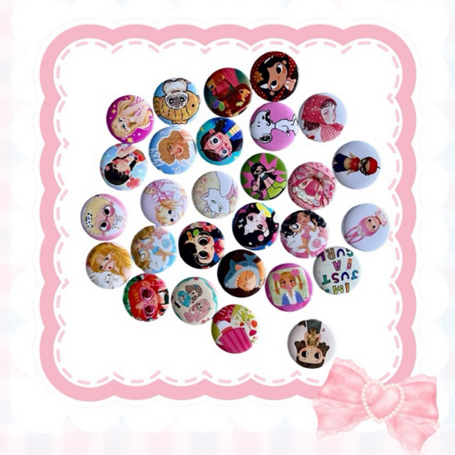 Pin Tas Aesthetic (ecer)
