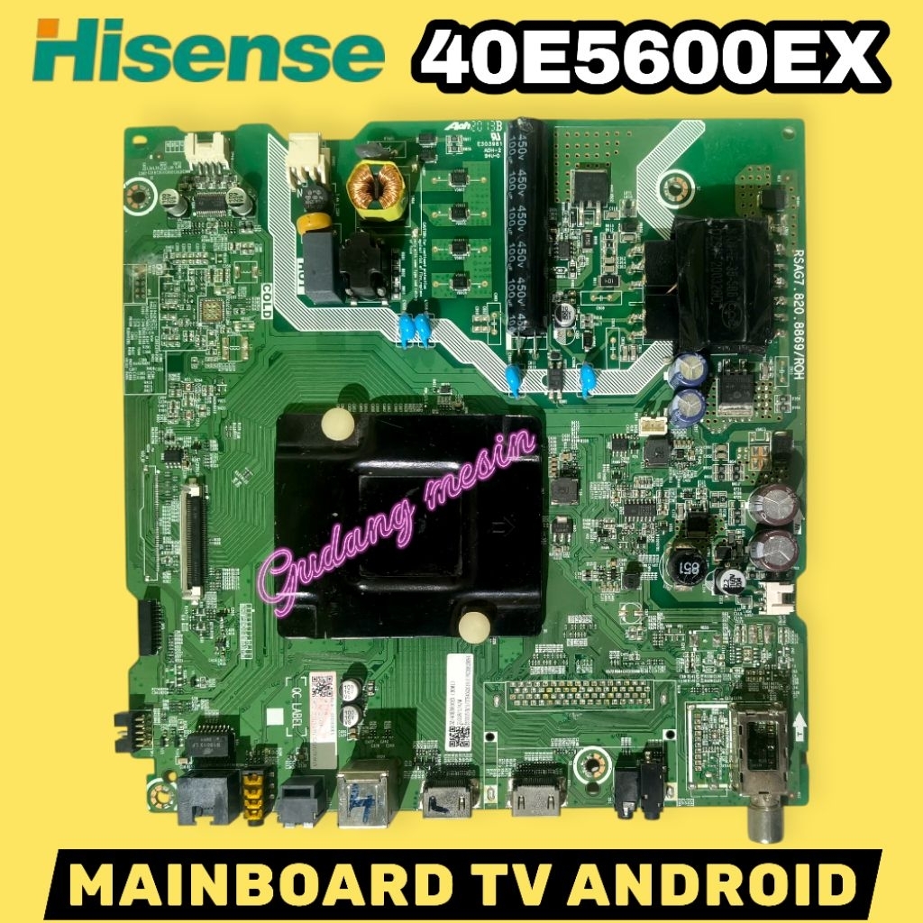 MB TV HISENSE 40E5600EX / MAINBOARD TV HISENSE 40E5600EX / MESIN TV HISENSE 40E5600EX / MODUL TV HIS