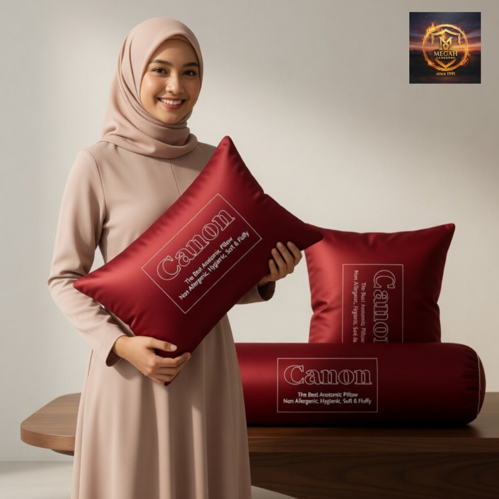 PAKET MURAH 2BANTAL DAN 1GULING Isi Kapuk Daswol Hyget