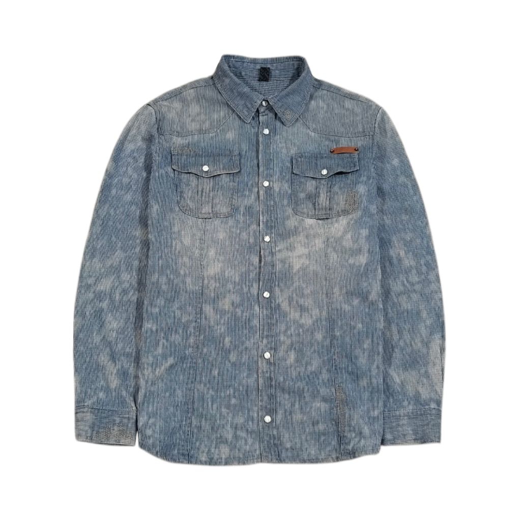 KEMEJA JEANS AIRWALK SIZE L SECOND