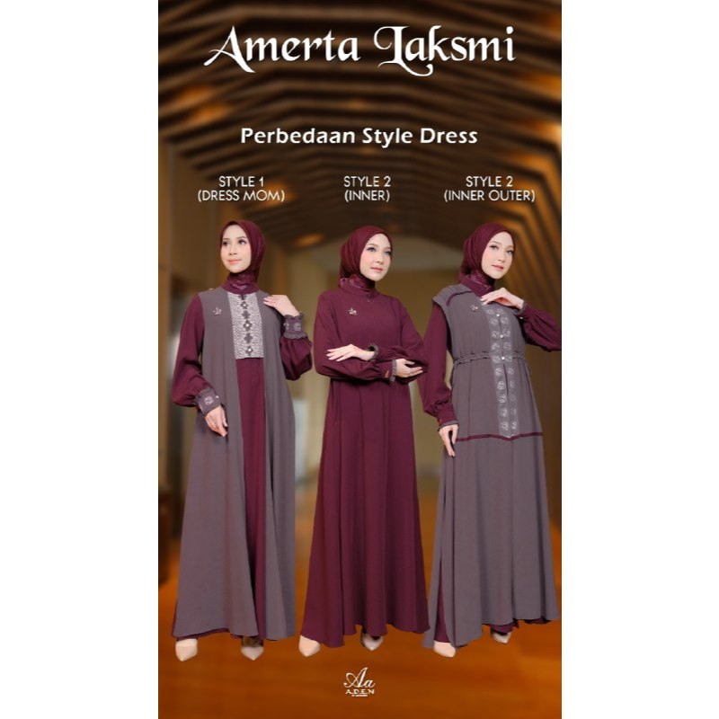 AMERTA LAKSMI DRESS BY ADEN HIJAB SARIMBIT 2026
