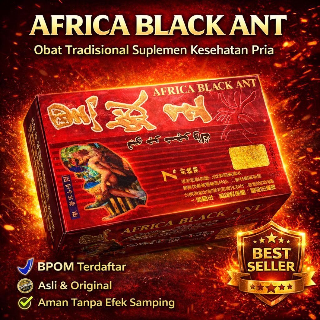 Kapsul Ekstrak Africa Black Ant Ramuan Herbal Tradisional Untuk Meningkatkan Kekuatan & Daya Tahan T