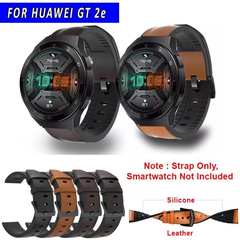 STRAP WATCH TALI JAM LEATHER RUBBER KULIT HUAWEI GT2E / GT 2E 46MM