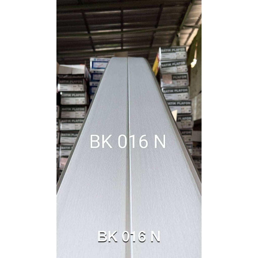 Plafon pvc putih polos doff