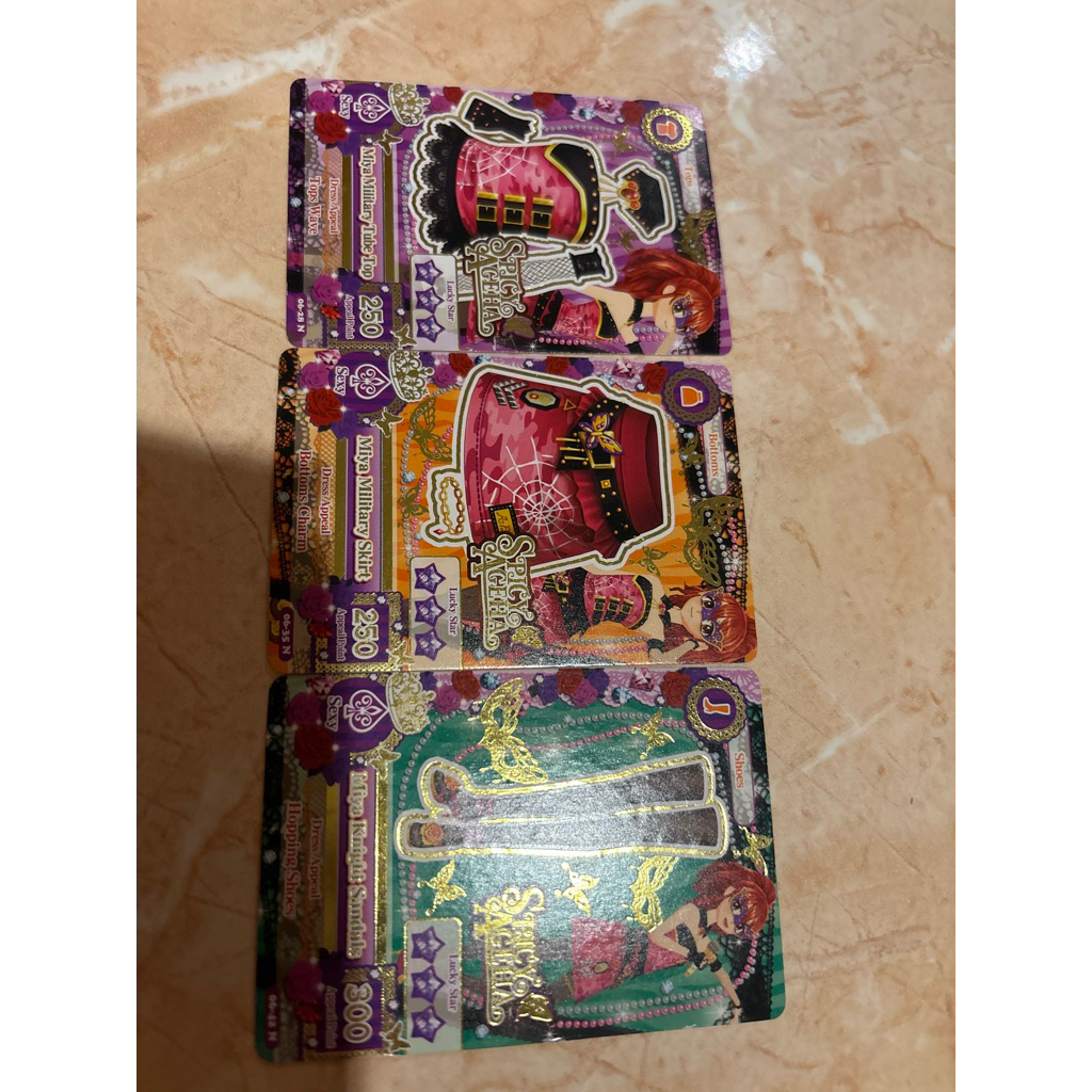 Aikatsu Miya Military Set Card