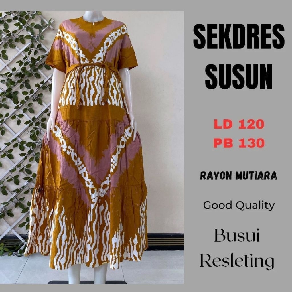 SEKDRESS SUSUN // DASTER RAYON MUTIARA