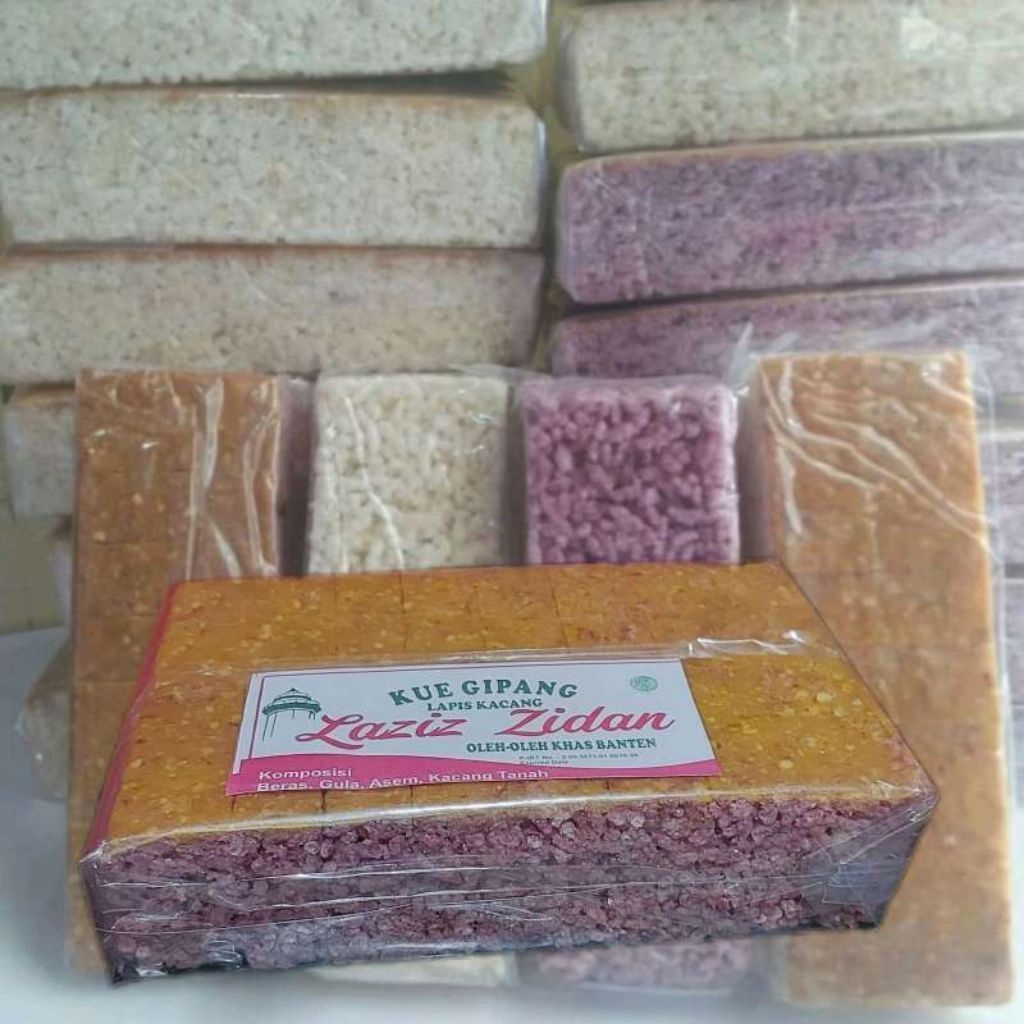 Termurah Kue gipang Beras Ketan Selai Kacang Khas Serang Bantrn