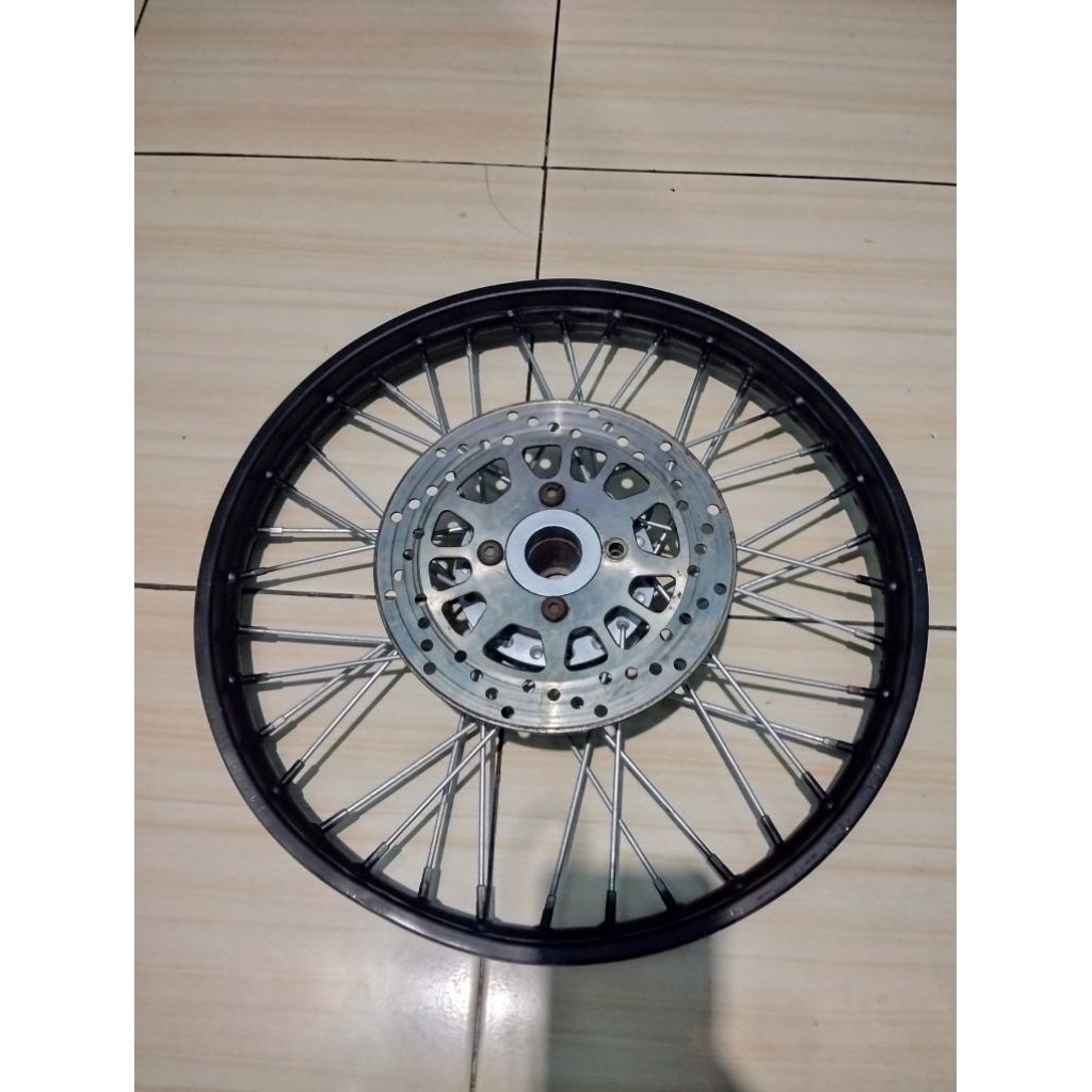 Pelek depan motor Vega ZR / Jupiter z Vega new/ ring 17 + piringan cakram asli cabutan original