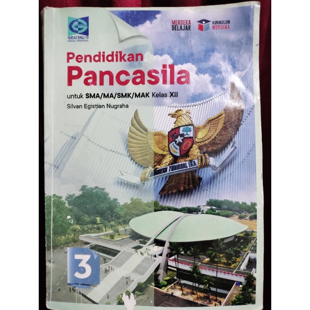 Buku Paket PPKN GRAFINDO KURIKULUM MERDEKA KELAS 12 SMA/MA | ORIGINAL | KONDISI BAGUS