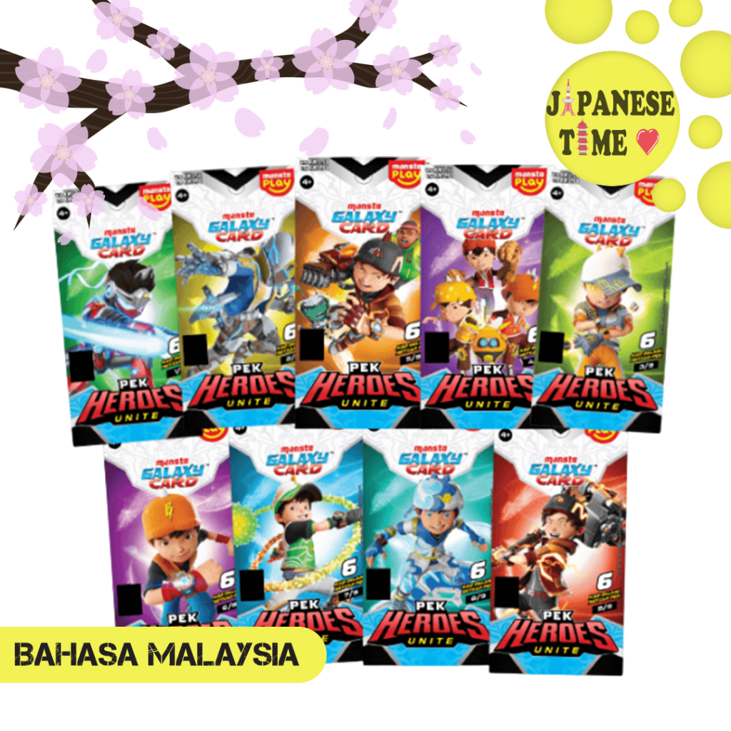 Monsta Galaxy Card Game / TCG Boboiboy Original - Pek Heroes Unite (Bahasa Malaysia)