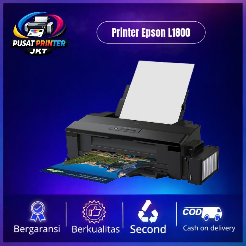 Printer Epson L1800 Second Siap Pakai Garansi 30 Hari