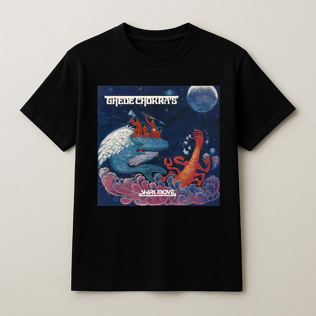 Kaos Band Vintage Shark Move Ghede Chokra's|Heavy Weight