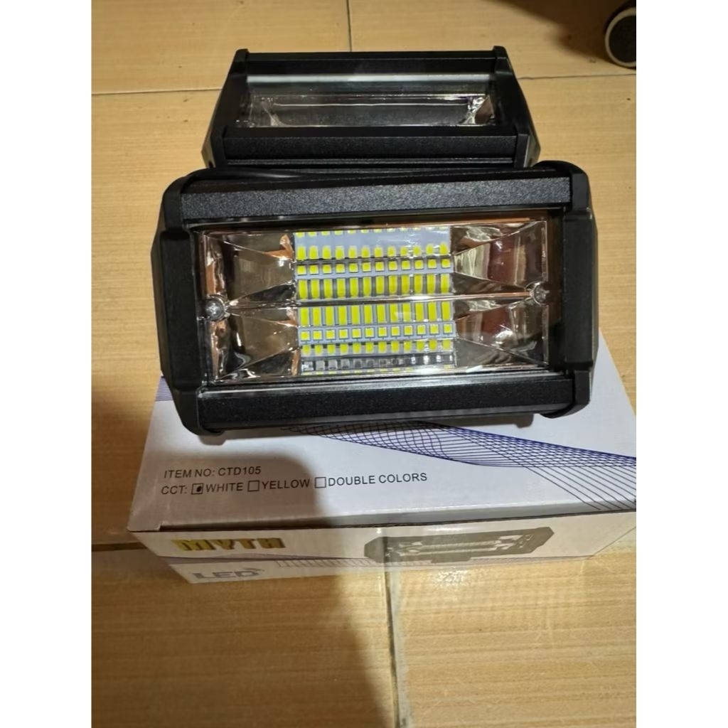 Lampu Tembak Sorot Led 24 mata MYTH Cree Putih Lampu Tembak Led Motor Mobil 12 - 24 Volt