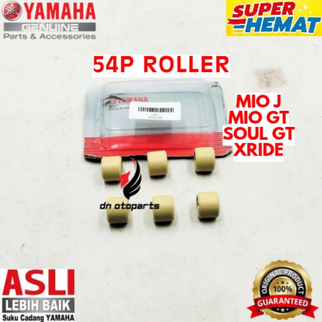 ROLLER ORIGINAL YAMAHA KODE 54P, ROLLER MIO J, ROLLER MIO GT, ROLLER SOUL GT, ROLLER FINO XRIDE




