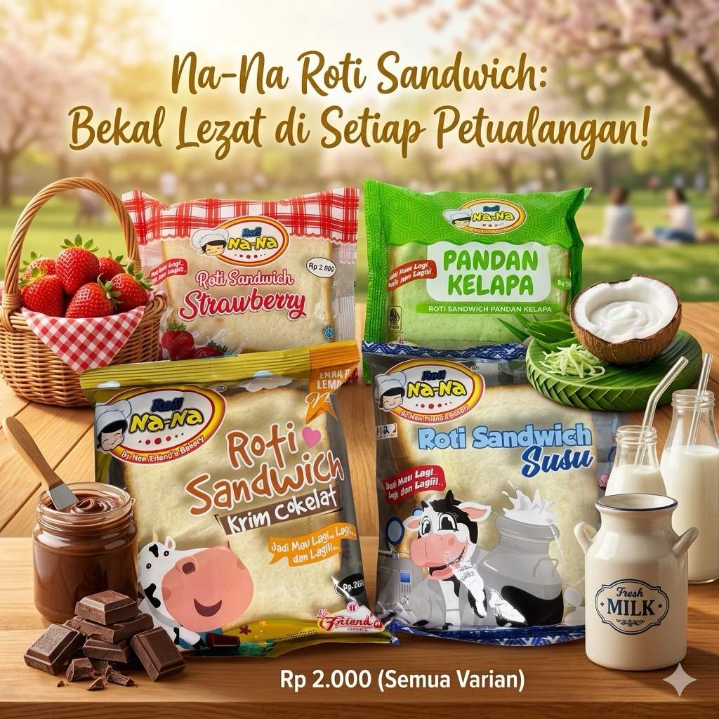 ROTI SANDWICH NANA FRIENDS BAKERY