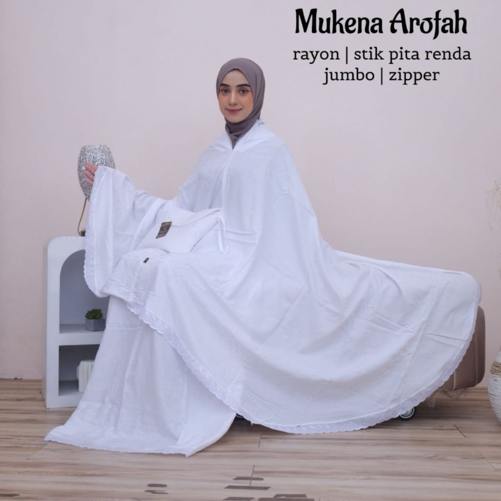 Mukena Bordir | Mukena Bordir Putih | Mukena Stik Renda | Mukena Putih Renda | Bordir Rainbow