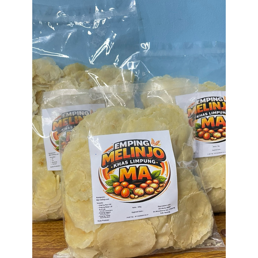 EMPING MELINJO MENTAH LB / BESAR 1KG ASLI LIMPUNG