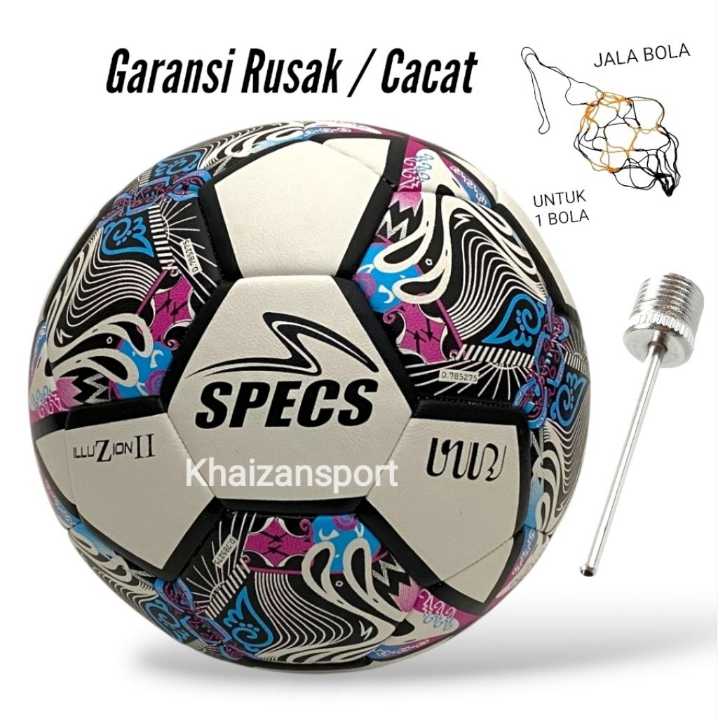 Bola Sepak SPECS ILLUZION Size 4 , Size 5 Dan Futsal , Bola Kaki , Bola Specs